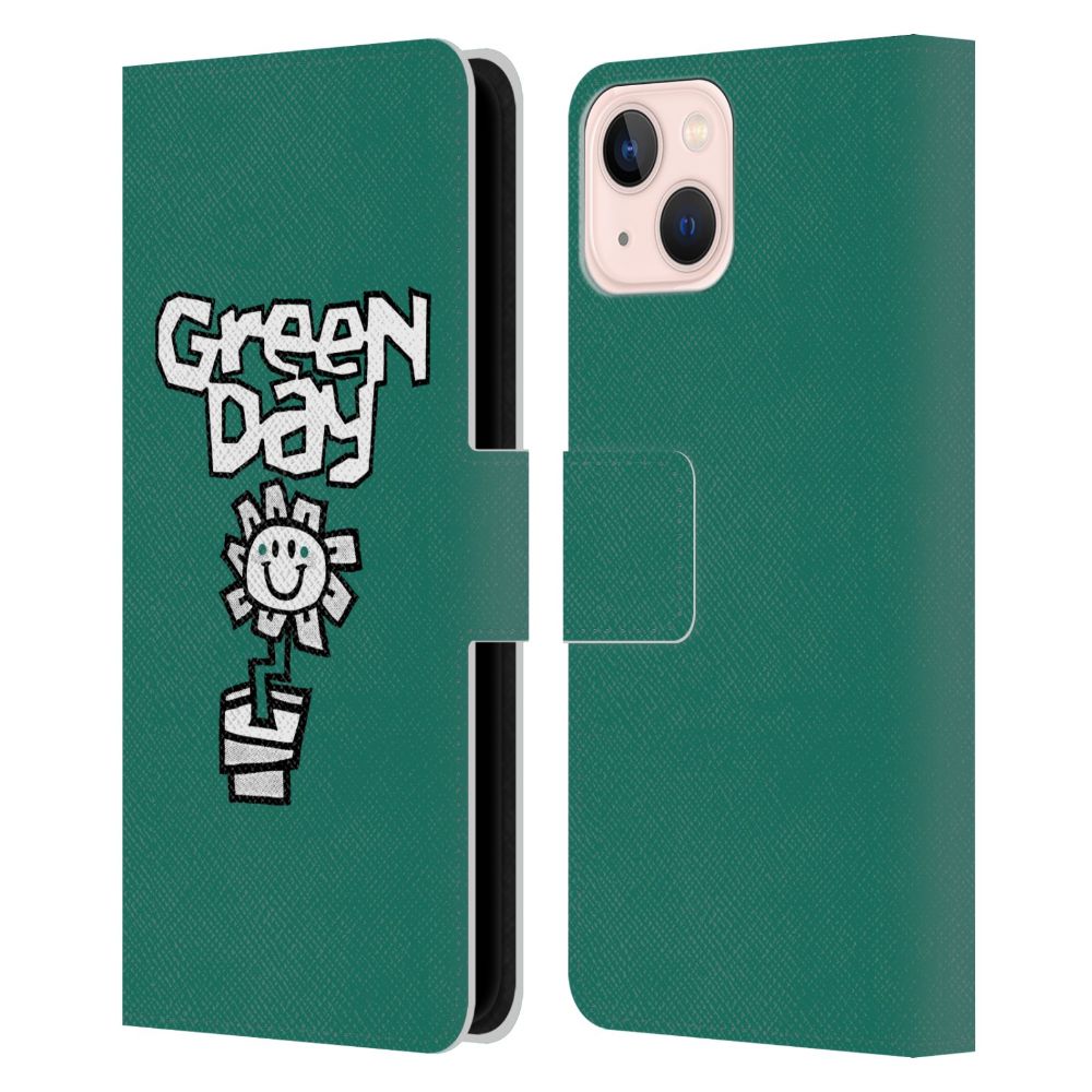 GREEN DAY グリーンデイ - Graphics / Flower レザー手帳型 / Apple iPhoneケース - PGS